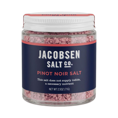 JACOBSEN SALT Infused Sea Salt - Pinot Noir, 71g 
