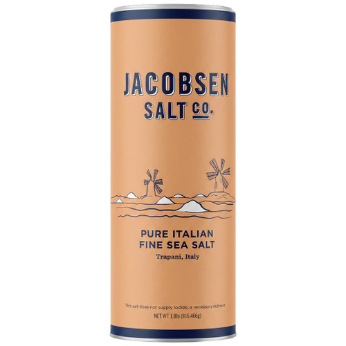 Trapani Pure Italian Fine Sea Salt - Canister, 816g