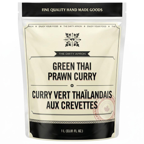 DIRTY APRON Green Thai Prawn Curry - Frozen, 1L ❆ 