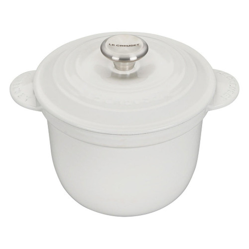 LE CREUSET White Rice Pot- Cast Iron, 2.0L