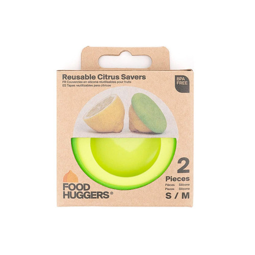 FOOD HUGGERS Citrus Huggers Silicone - Fresh Green, Set of 2 FOOD HUGGERS Citrus Huggers Silicone - Fresh Green, Set of 2