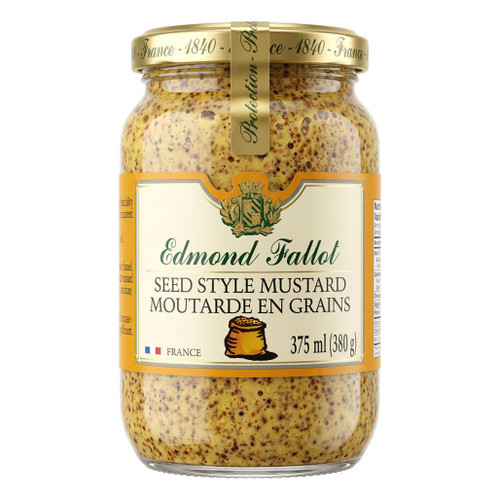 EDMOND FALLOT Seed Style Mustard, 375ml 