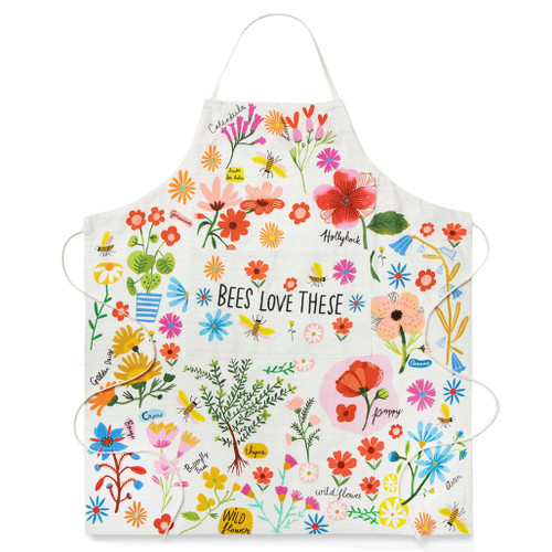 BON | ARTIS Ooh La La Bees Love These Apron - Cotton, 29.5 x 33-in BON | ARTIS Ooh La La Bees Love These Apron - Cotton, 29.5 x 33-in