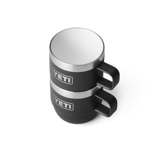 Rambler 177 ML Stackable Mugs - 2-Pack, Black - The Gourmet Warehouse