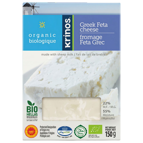Greek Feta Cheese - Organic, 150g ❆