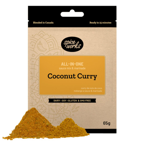 AllInOne Coconut Curry Sauce Mix & Marinade, 65g The Gourmet Warehouse