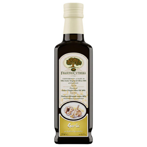 FRANTOI CUTRERA Extra Virgin Olive Oil - Garlic Infused, 250ml 