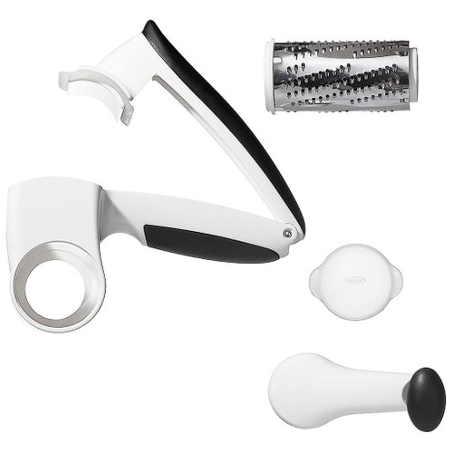 OXO Good Grips 'Seal and Store' Rotary Cheese Grater (White/Black)