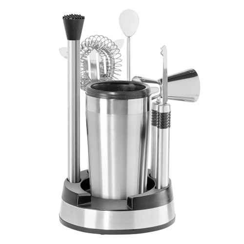 OGGI Compact Barware Tool Set - Stainless Steel, 8-Piece
