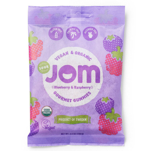 JOM - Blueberry & Raspberry Gummies, 100g