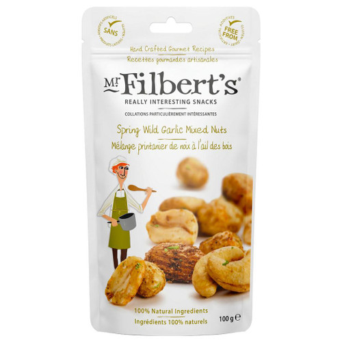 MR. FILBERTS Spring Wild Garlic Mixed Nuts, 100g 