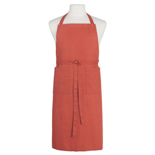 NOW DESIGNS Apron Stonewash Cotton - Clay, 36-in