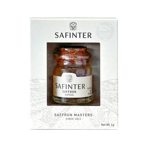 SAFINTER Saffron in Glass Jar - Hand Harvested, 1g