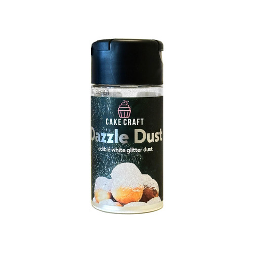 CAKE CRAFT Dazzle Dust - Edible White Glitter Dust, 50g CAKE CRAFT Dazzle Dust - Edible White Glitter Dust, 50g