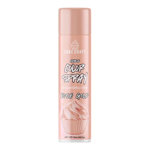 CAKE CRAFT Edible Food Colour Spray - Rose Gold, 1.5 oz. CAKE CRAFT Edible Food Colour Spray - Rose Gold, 1.5 oz.