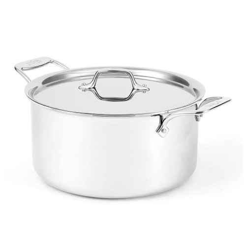 ALL-CLAD Stockpot with Lid - G5 Graphite Core Stainless, 8Qt
