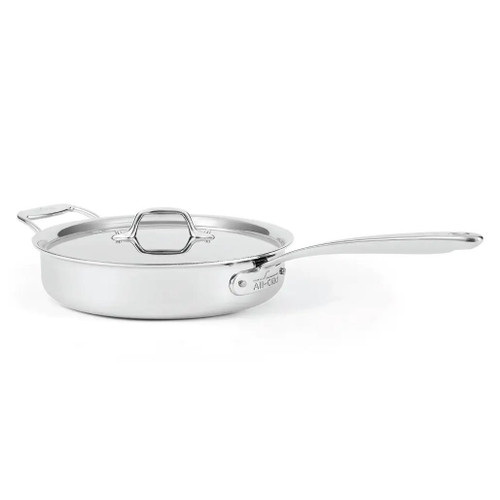 ALL-CLAD Sauté Pan with Lid - G5 Graphite Core Stainless, 3Qt ALL-CLAD Sauté Pan with Lid - G5 Graphite Core Stainless, 3Qt