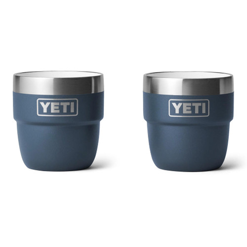 YETI Rambler 118 ML Stackable Espresso Cup - Set of 2, Navy