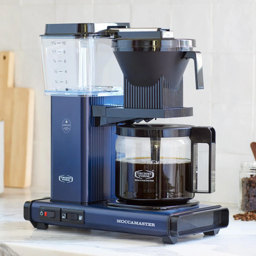 KBGV Select 10 Cup Coffee Maker - Glass Carafe, Midnight Blue