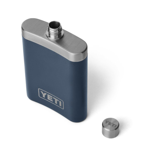 Yeti Flask 207 ml + Funnel, Navy - The Gourmet Warehouse
