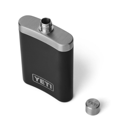 Yeti Flask 207 ml + Funnel, Black - The Gourmet Warehouse