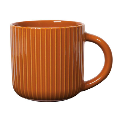 NOW DESIGNS Fluted Stoneware Mug - Cognac, 22oz NOW DESIGNS Fluted Stoneware Mug - Cognac, 22oz