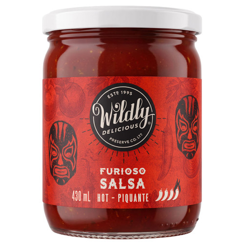 WILDLY DELICIOUS Salsa Hot - Furioso, 430ml