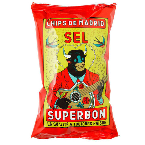 SUPERBON Superbon - Salted Potato Chips, 135g