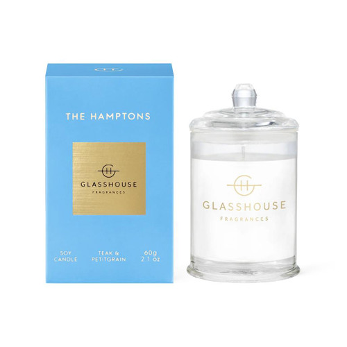 GLASSHOUSE FRAGRANCES The Hamptons - Triple Scented Soy Candle, 2.1oz