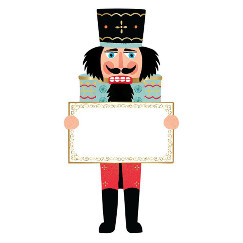 HESTER & COOK Nutcracker Paper Table Accent, Set of 12