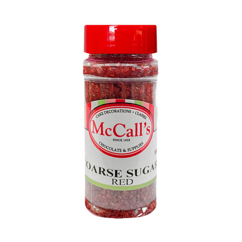MCCALL'S McCall's Coarse Sugar Crystal - Red, 100g MCCALL'S McCall's Coarse Sugar Crystal - Red, 100g
