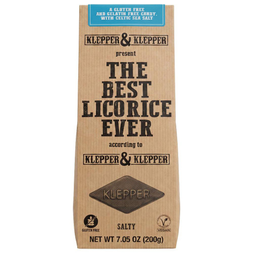 KLEPPER & KLEPPER The Best Licorice Ever - Salty, 200g 