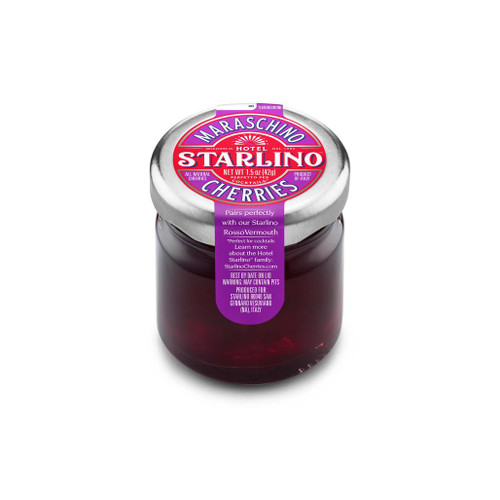 HOTEL STARLINO Hotel Starlino Maraschino Cherries - MINI Jar, 42g HOTEL STARLINO Hotel Starlino Maraschino Cherries - MINI Jar, 42g