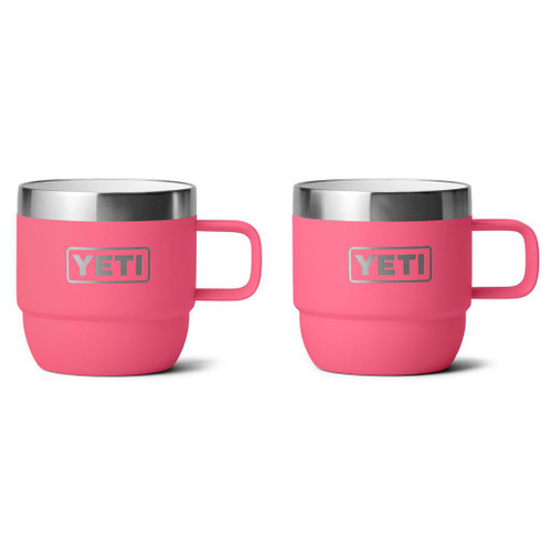 YETI Rambler 177 ML Stackable Mugs - 2-Pack, Tropical Pink YETI Rambler 177 ML Stackable Mugs - 2-Pack, Tropical Pink