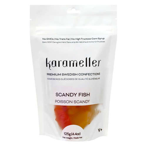 KARAMELLER Karameller - Scandy Fish Premium Candy, 125g KARAMELLER Karameller - Scandy Fish Premium Candy, 125g