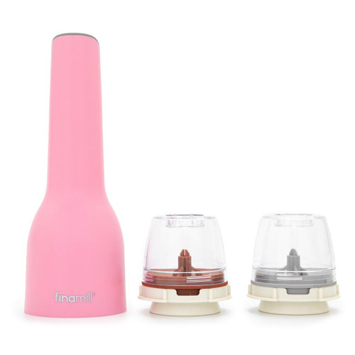 FINAMILL FinaMill Rechargeable Mill - Pepper & Spice, Pink FINAMILL FinaMill Rechargeable Mill - Pepper & Spice, Pink