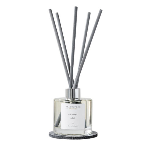 MEADOWFOAM Round Reed Diffuser - Coconut Acai, 200ml MEADOWFOAM Round Reed Diffuser - Coconut Acai, 200ml