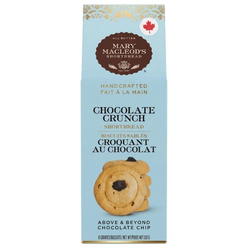 MARY MACLEOD'S SHORTBREAD Shortbread Cookies - Chocolate Crunch, 120g 