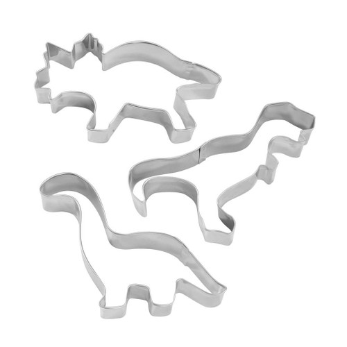 R&M INTERNATIONAL Dino Cookie Cutter Set, 3-Piece R&M INTERNATIONAL Dino Cookie Cutter Set, 3-Piece