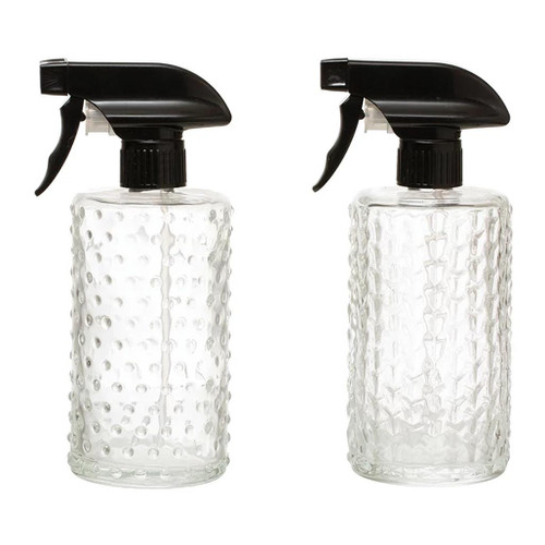 CREATIVE CO-OP Spray Bottle Embossed Glass - Assorted CREATIVE CO-OP Spray Bottle Embossed Glass - Assorted