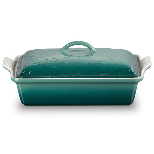 LE CREUSET Artichaut Olive Branch Rectangular Casserole, 3.8L 