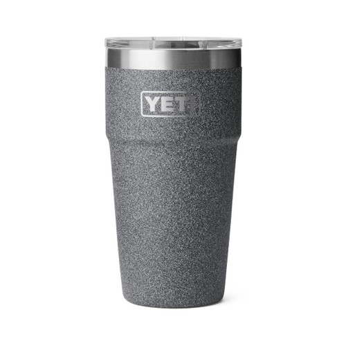 YETI Rambler 591 ML Stackable Cup - Magslider Lid, Black Stone 