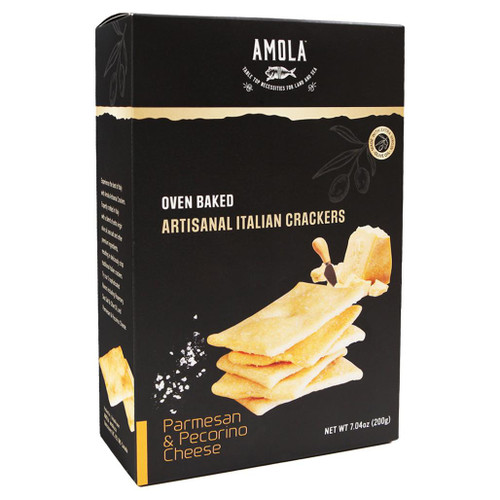 AMOLA Artisanal Italian Crackers – Parmesan & Pecorino Cheese, 200g AMOLA Artisanal Italian Crackers – Parmesan & Pecorino Cheese, 200g