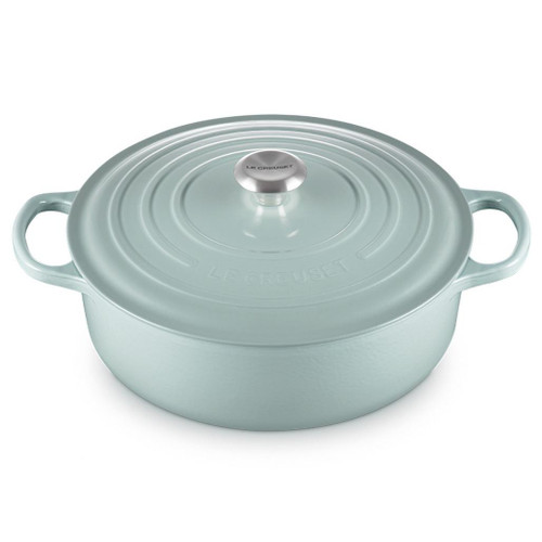 Sea Salt Round Shallow Dutch Oven, The Gourmet Warehouse