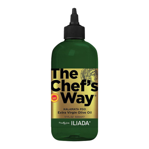 ILIADA The Chef's Way Extra Virgin Olive Oil - Squeeze Bottle, 500ml 