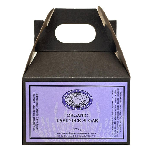 SACRED MOUNTAIN LAVENDER Organic Lavender Sugar, 350g 