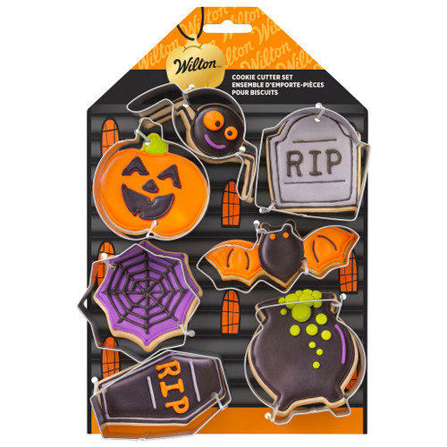 Halloween Cookie Cutters - Metal Set, 7-Piece