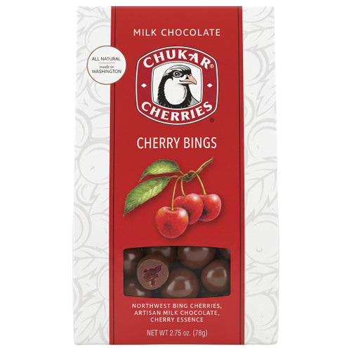 Chukar Cherry Bings - Milk Chocolate, 78g