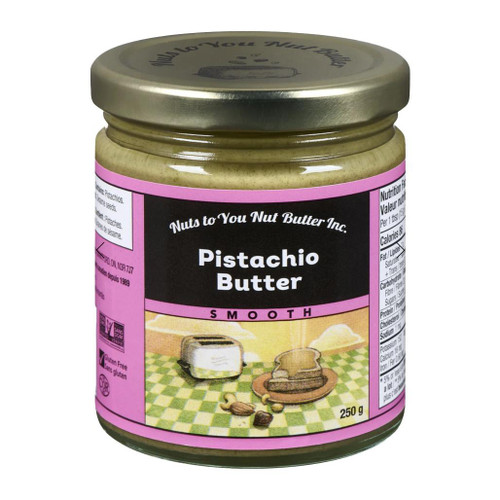 NUTS TO YOU NUT BUTTER INC Pistachio Butter - Smooth, 250g 