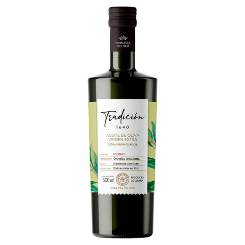 NOBLEZA DEL SUR Tradición 1640 Extra Virgin Olive Oil - 100% Picual, 500ml 